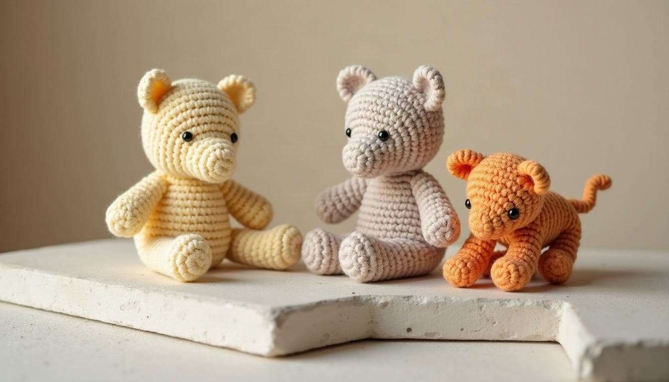 Crochet baby toys
