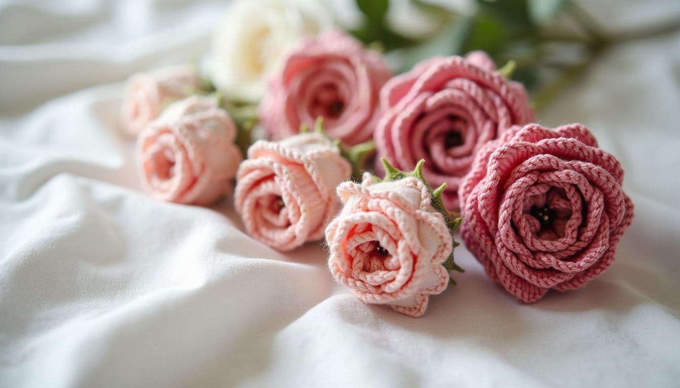 Crochet roses