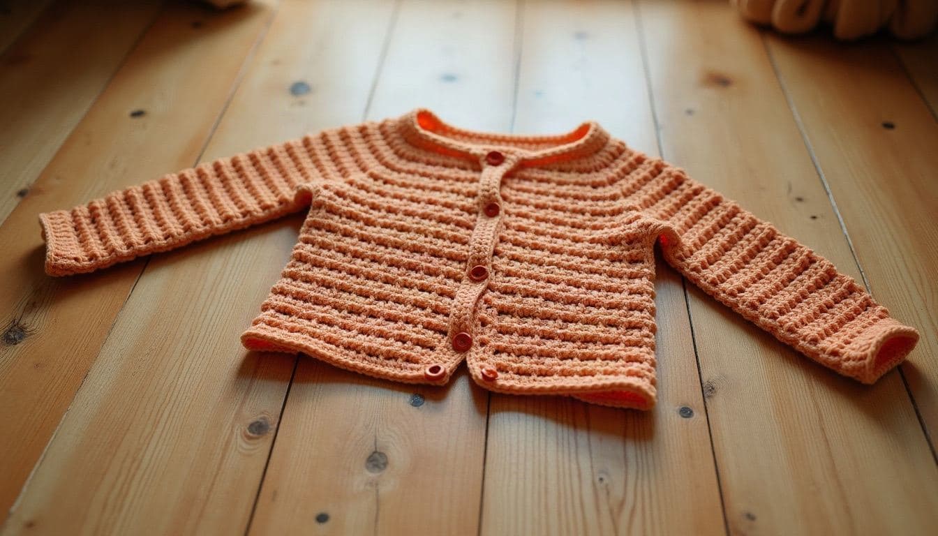 Crochet granny square cardigans