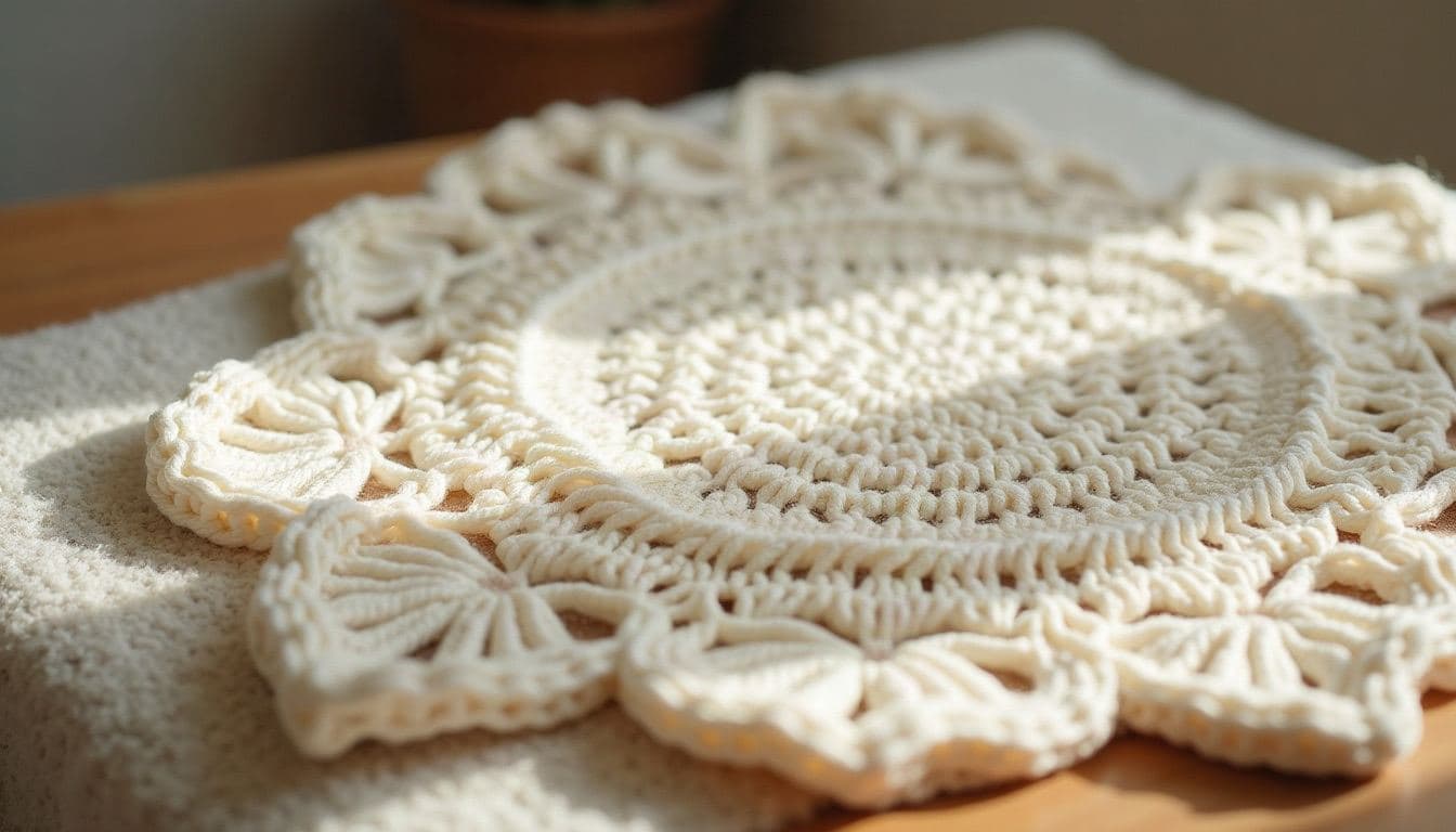 Crochet table runners