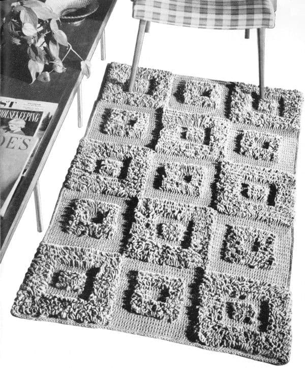 Contemporary rug, from the original book