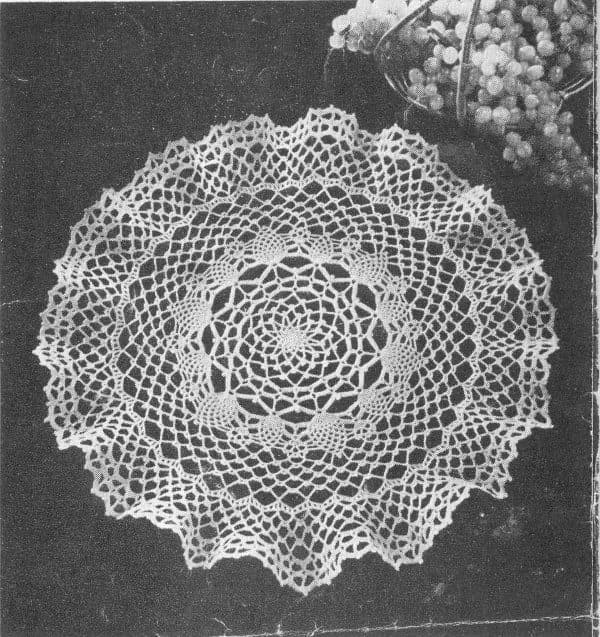 Small Pineapple Doily, original photograph