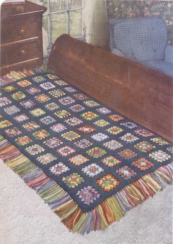 Granny Afghan, as illustrated in the original book