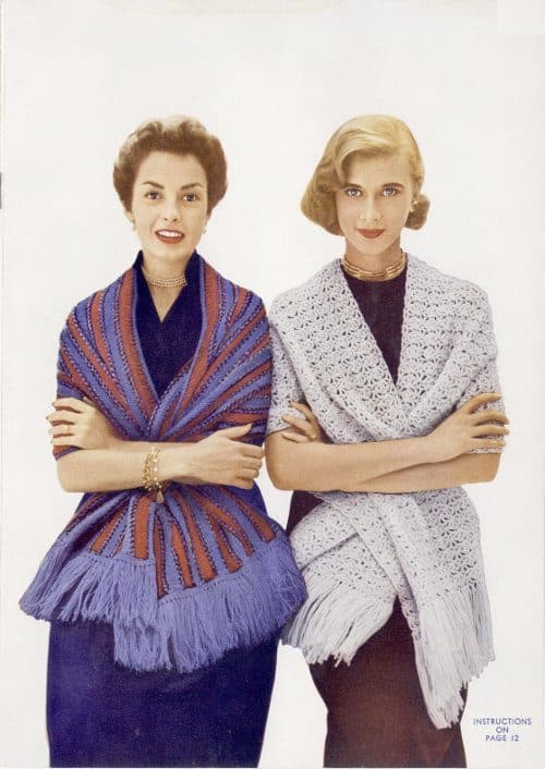 Wilshire stole (right) as photographed in the 1951 booklet