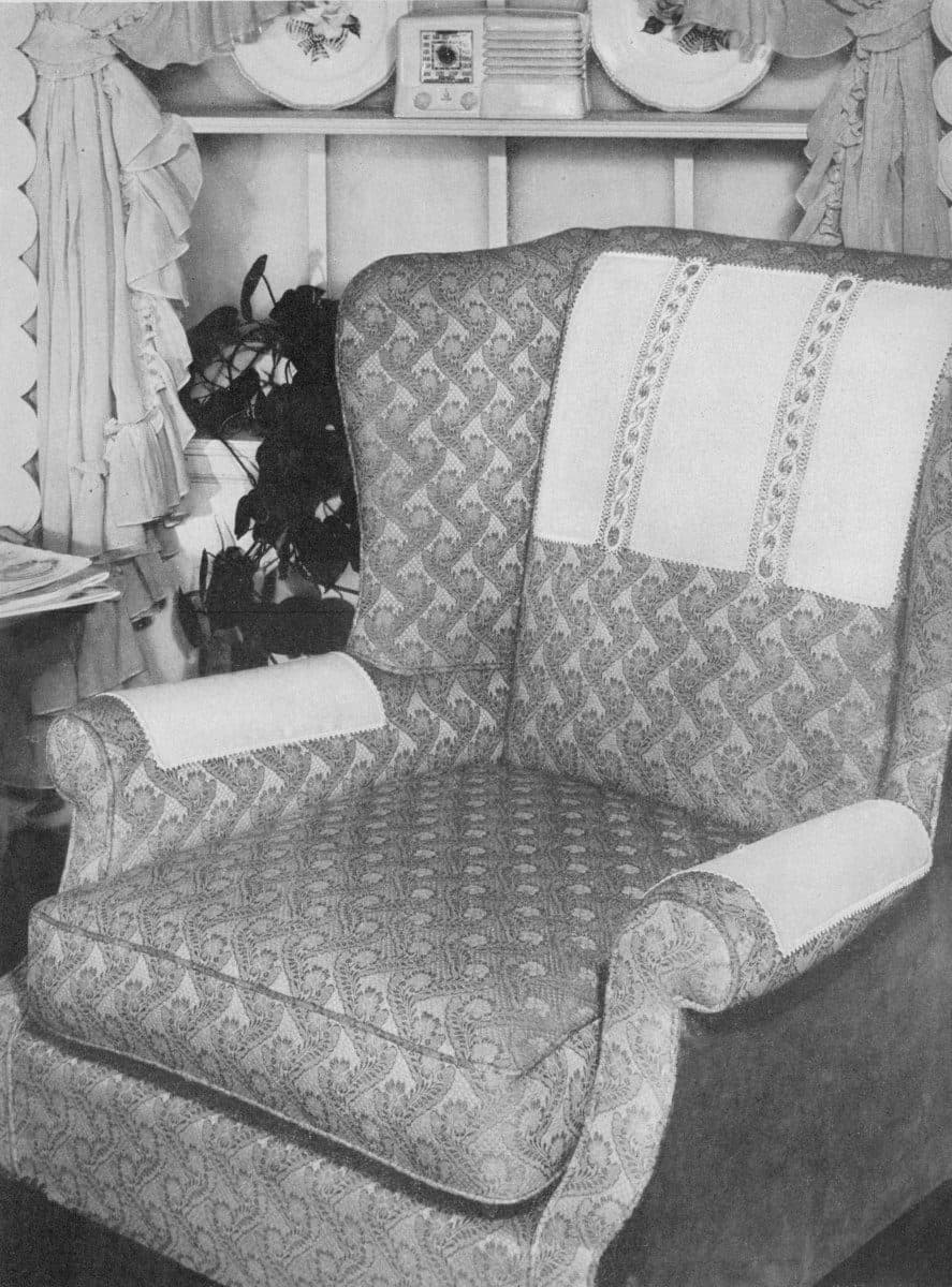 Wedding Ring chair set in use, original photograph